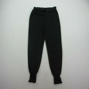 CC - Kardashian Kollection Joggers Pants Women XS Solid Black Drawstring Stretch